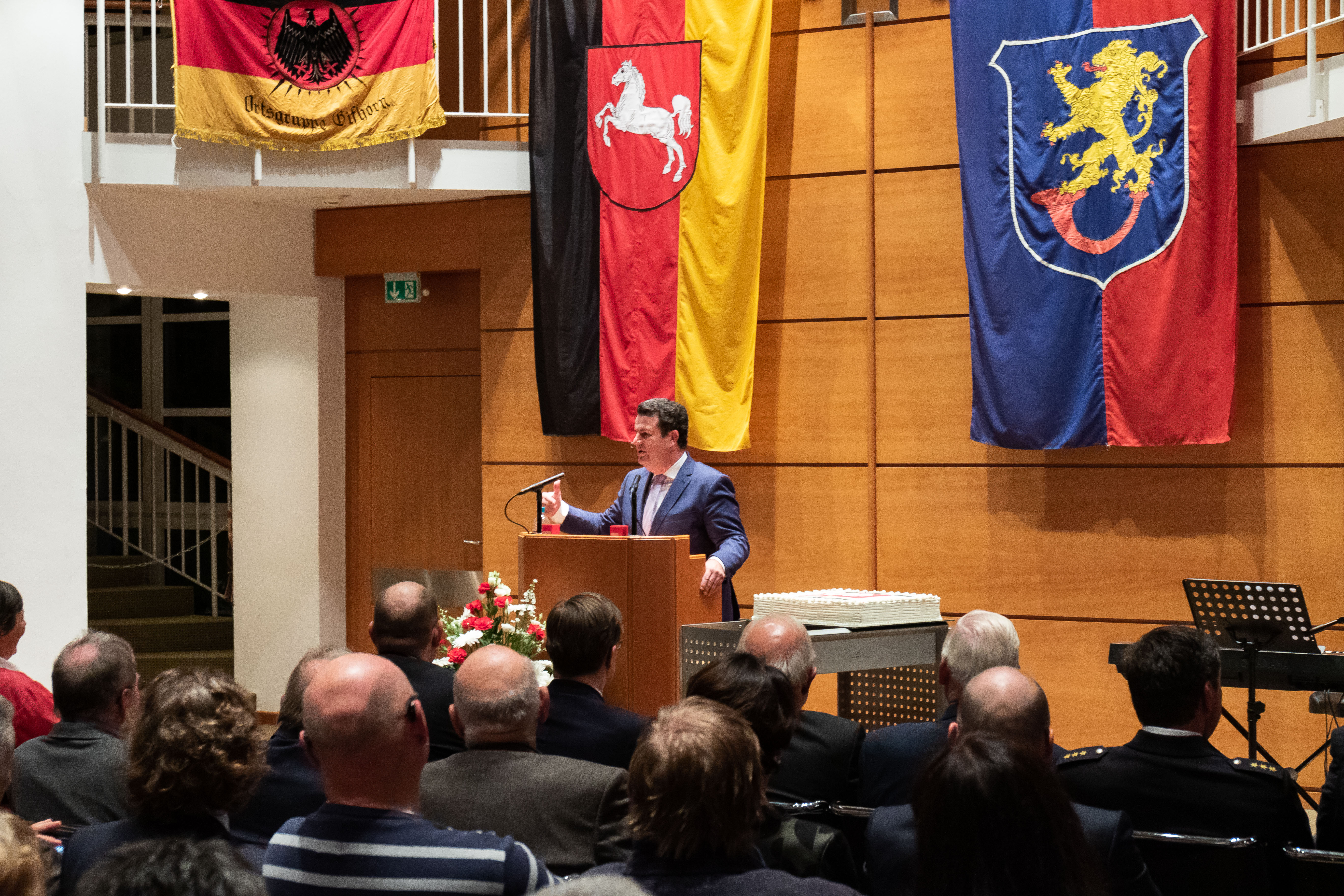 Hubertus Heil redet beim Jubiläum des SPD OV Gifhorn